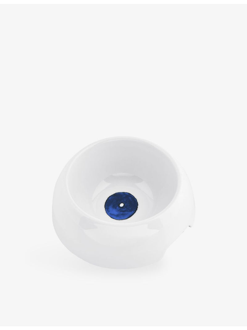 Alessi Itsumo small porcelain dog water bowl, imported from the UK