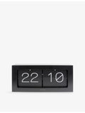 Karlsson Boxed Flip XL table clock in matt black - British product