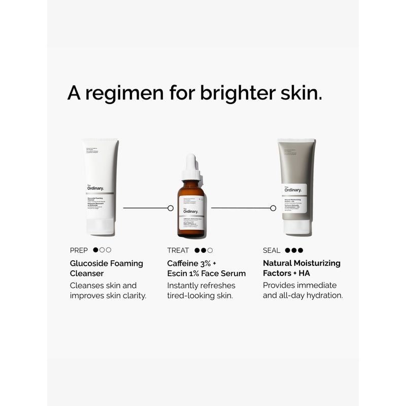 The Ordinary Caffeine + Escin face serum 30ml, imported from the UK