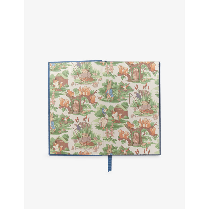 Smythson Peter Rabbit Panama leather notebook 14cm, imported from the UK