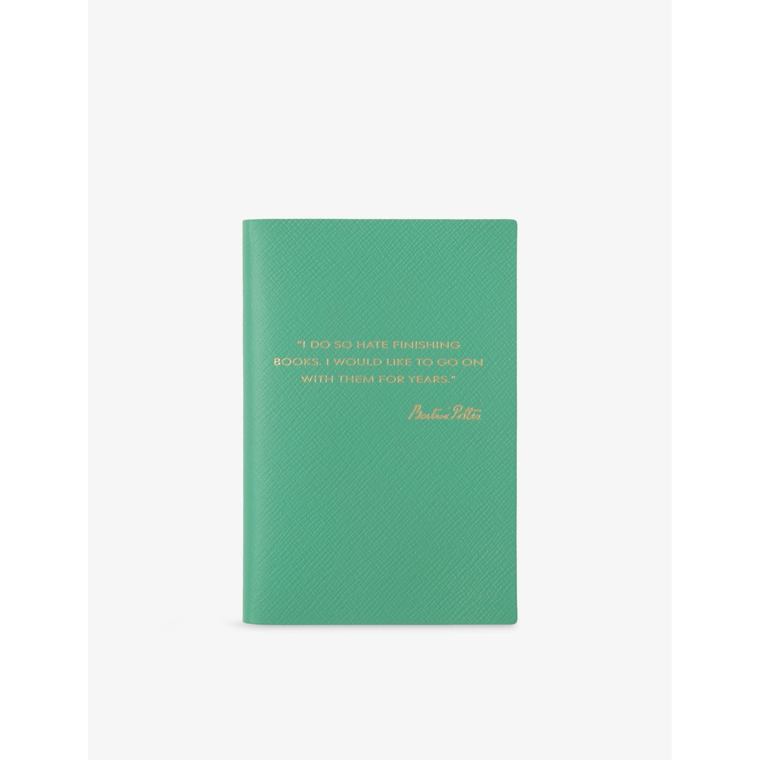 Smythson x Peter Rabbit and Friends Chelsea Leather Notebook - NILE BLUE