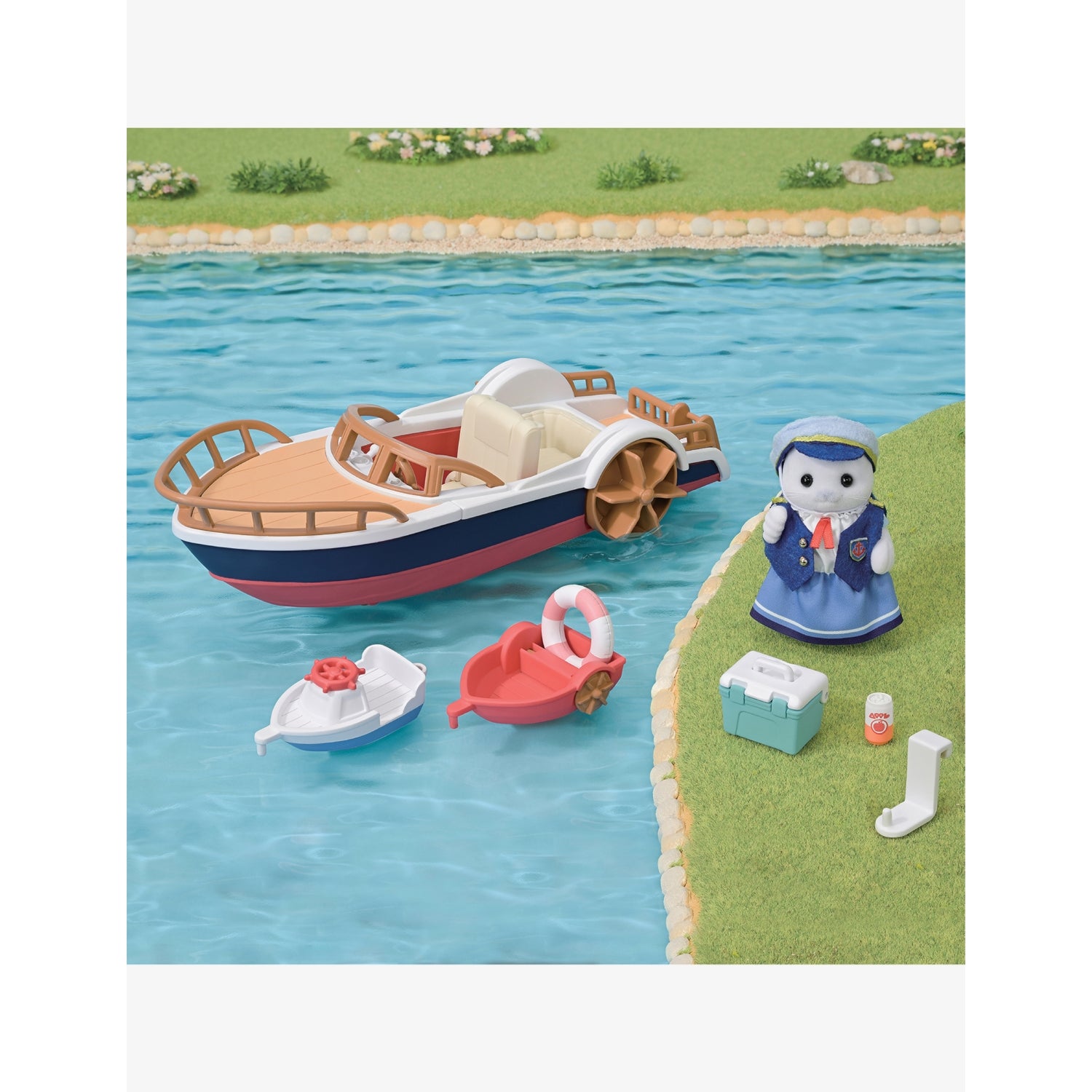 Sylvanian Families Seal Sailors Leisure Boat playset (British brand)