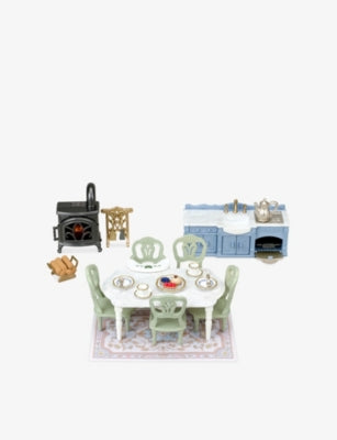 Sylvanian Families Riverside Manor dining room playset (British brand)