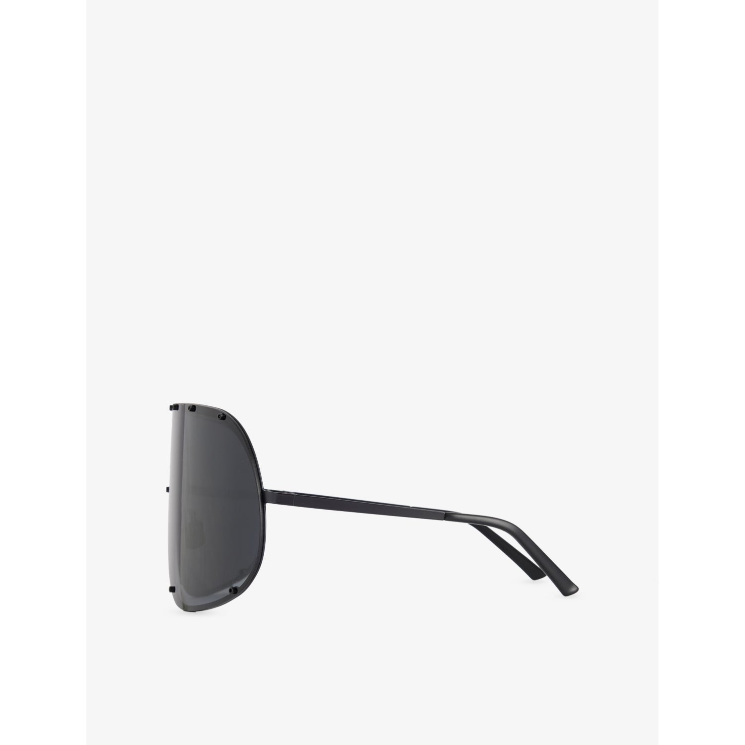 Rick Owens Shield sunglasses stainless steel surgical frame (British brand)