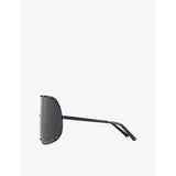 Rick Owens Shield sunglasses stainless steel surgical frame (British brand)