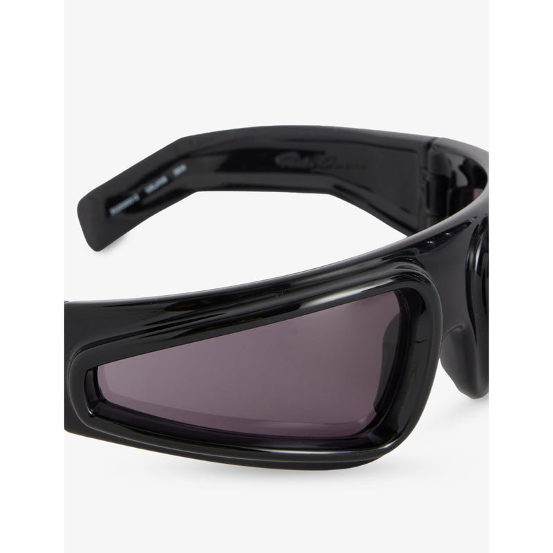 Shiny Ryder wraparound-frame nylon sunglasses (British brand)