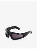Shiny Ryder wraparound-frame nylon sunglasses (British brand)
