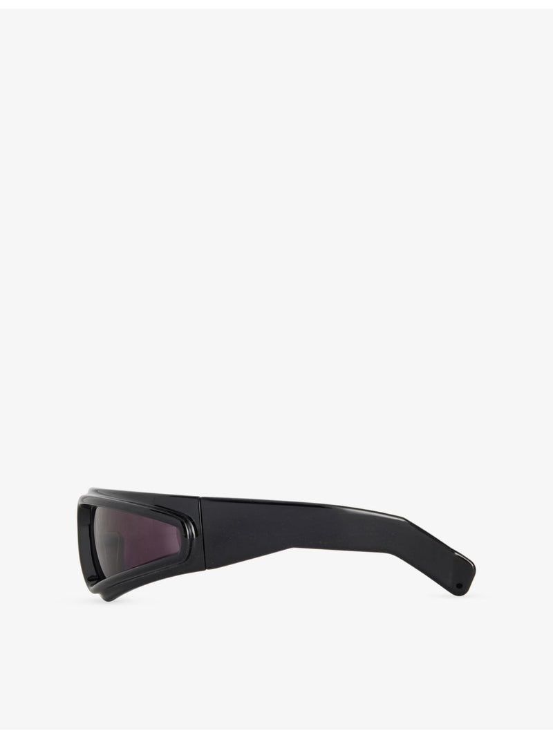 Shiny Ryder wraparound-frame nylon sunglasses (British brand)