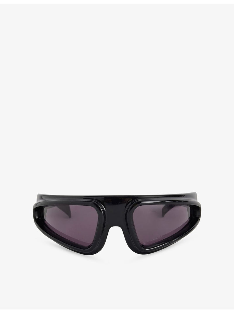 Shiny Ryder wraparound-frame nylon sunglasses (British brand)
