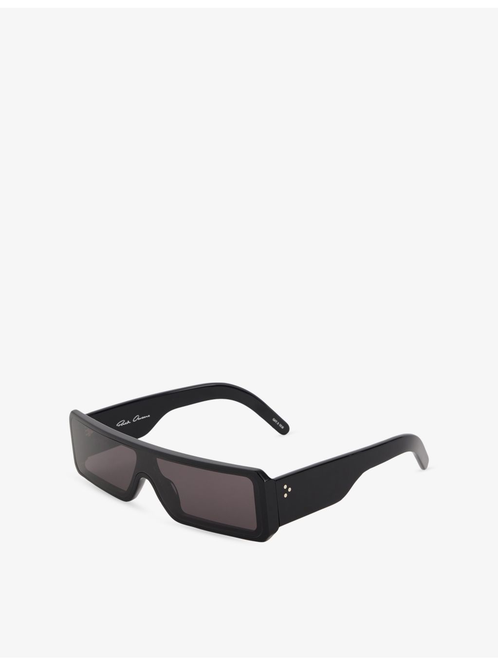Rick Owens rectangular acetate sunglasses 7cm (British brand)