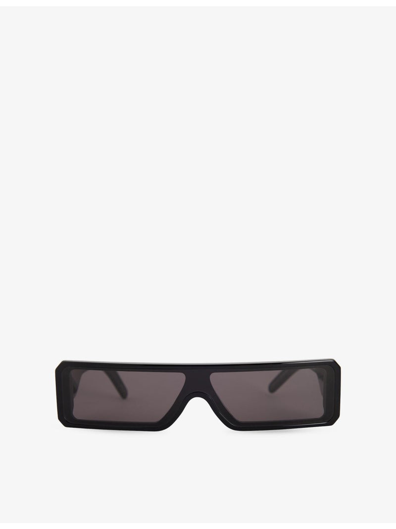 Rick Owens rectangular acetate sunglasses 7cm (British brand)