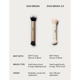 REFY Duo Brush 2.0 dual-ended face brush, imported from the UK