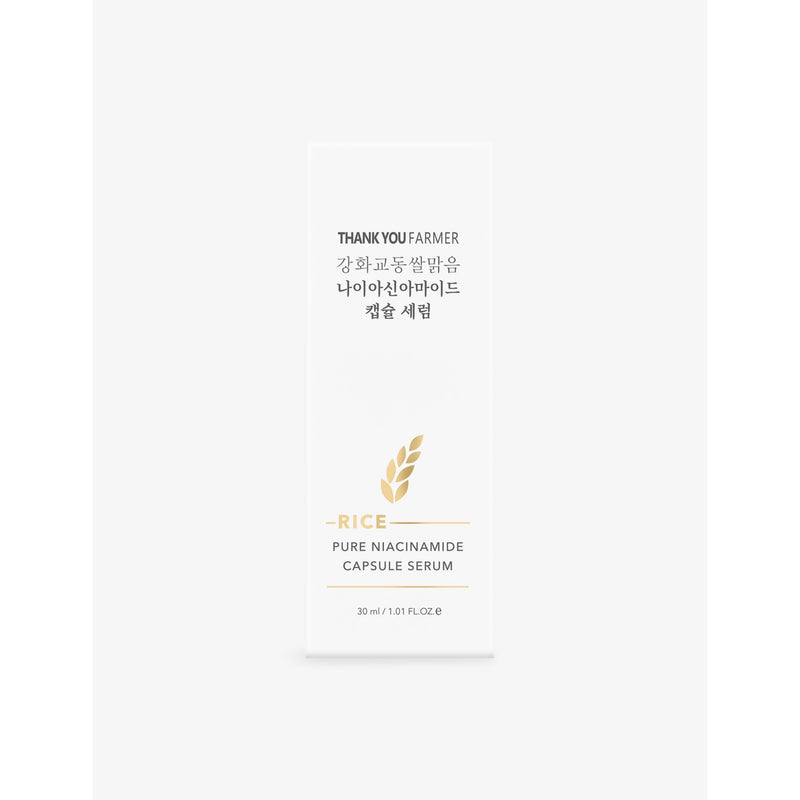 Thank You Farmer Rice Pure 5% Niacinamide Capsule Serum 30ml, UK version