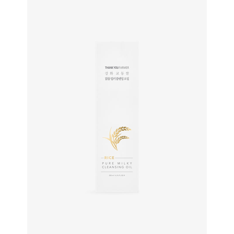 Thank You Farmer Rice Milky Cleansing Oil 200ml, imported from the UK