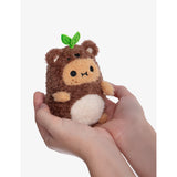 Noodoll Brownie Ricespud mini sitting soft toy 13cm, UK version