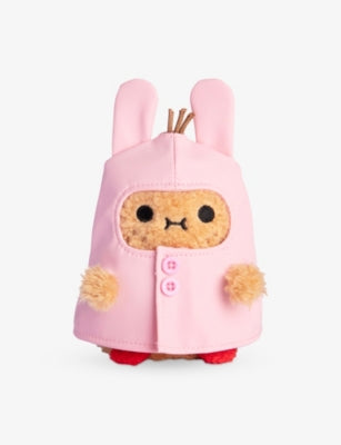 Noodoll Bunny Boots pink raincoat soft toy 13cm (British brand)