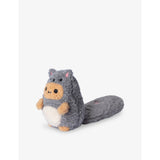 Noodoll Grey Squirrel Ricespud mini sitting soft toy 13cm - British product