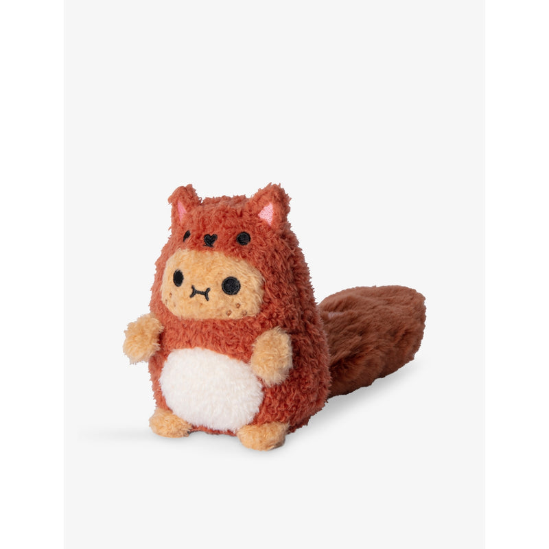 Noodoll Red Squirrel Ricespud sitting soft toy 13cm, imported from the UK