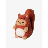 Noodoll Red Squirrel Ricespud sitting soft toy 13cm, imported from the UK
