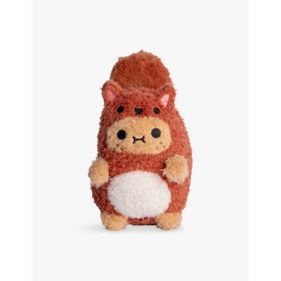 selfridges Noodoll Red Squirrel Ricespud Mini Sitting Soft Toy 13cm- Buy online at McGrocer