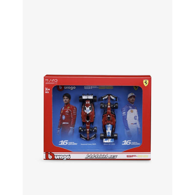 selfridges Bburago F1 Ferrari Lewis Hamilton Two-Pack Collector's Set 1:43 Scale- Buy online at McGrocer