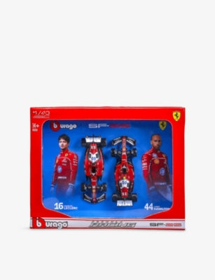 Bburago F1 two-pack Lewis Hamilton and Le Clerc 1:43 models (British brand)