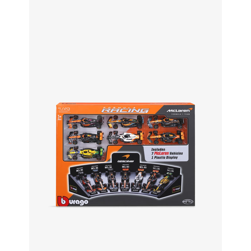 Bburago F1 McLaren deluxe die-cast car gift set, UK version