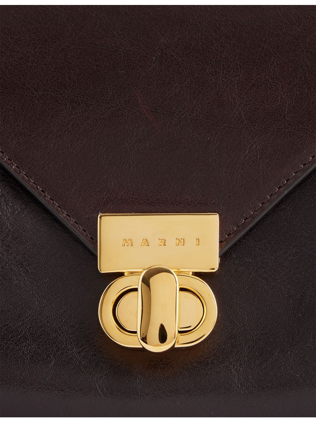 Marni East-West leather shoulder bag - British product