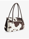 Marni cow-print pony hair-leather shoulder bag - British product