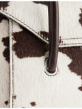 Marni cow-print pony hair-leather shoulder bag - British product
