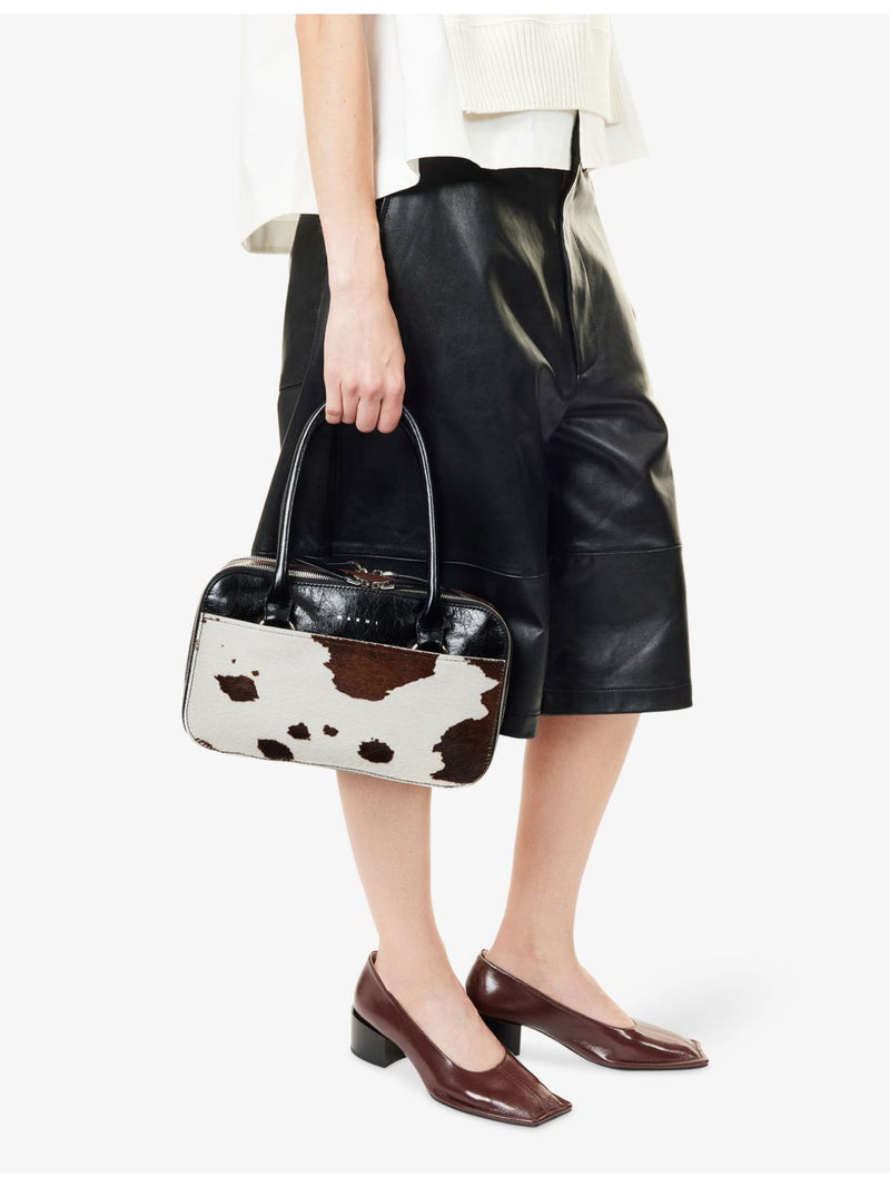 Marni Boxyne leather top-handle bag - British product