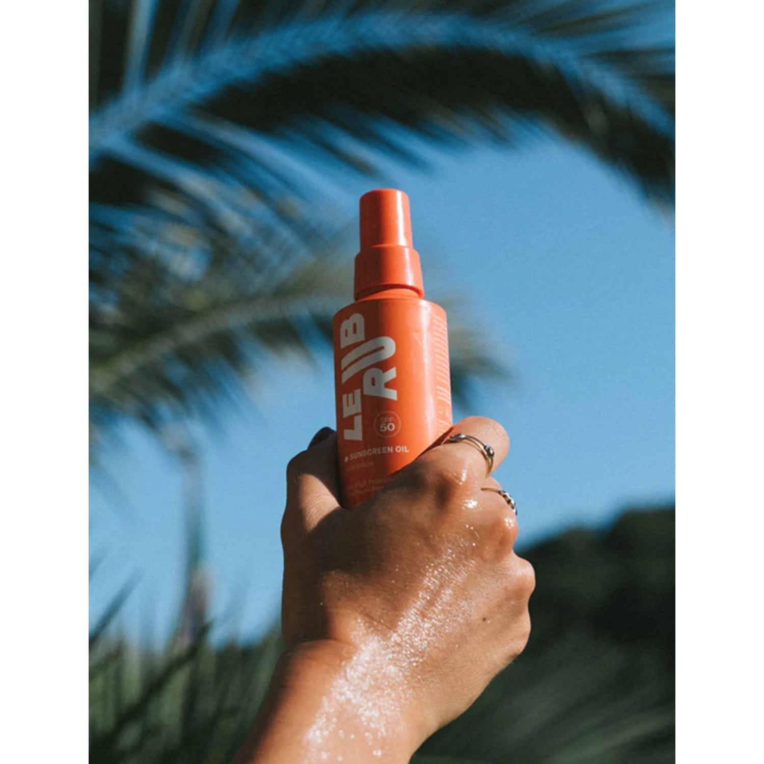 Le Rub sunscreen body oil SPF50 150ml spray, UK version
