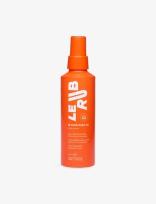 Le Rub sunscreen body oil SPF50 150ml spray, UK version