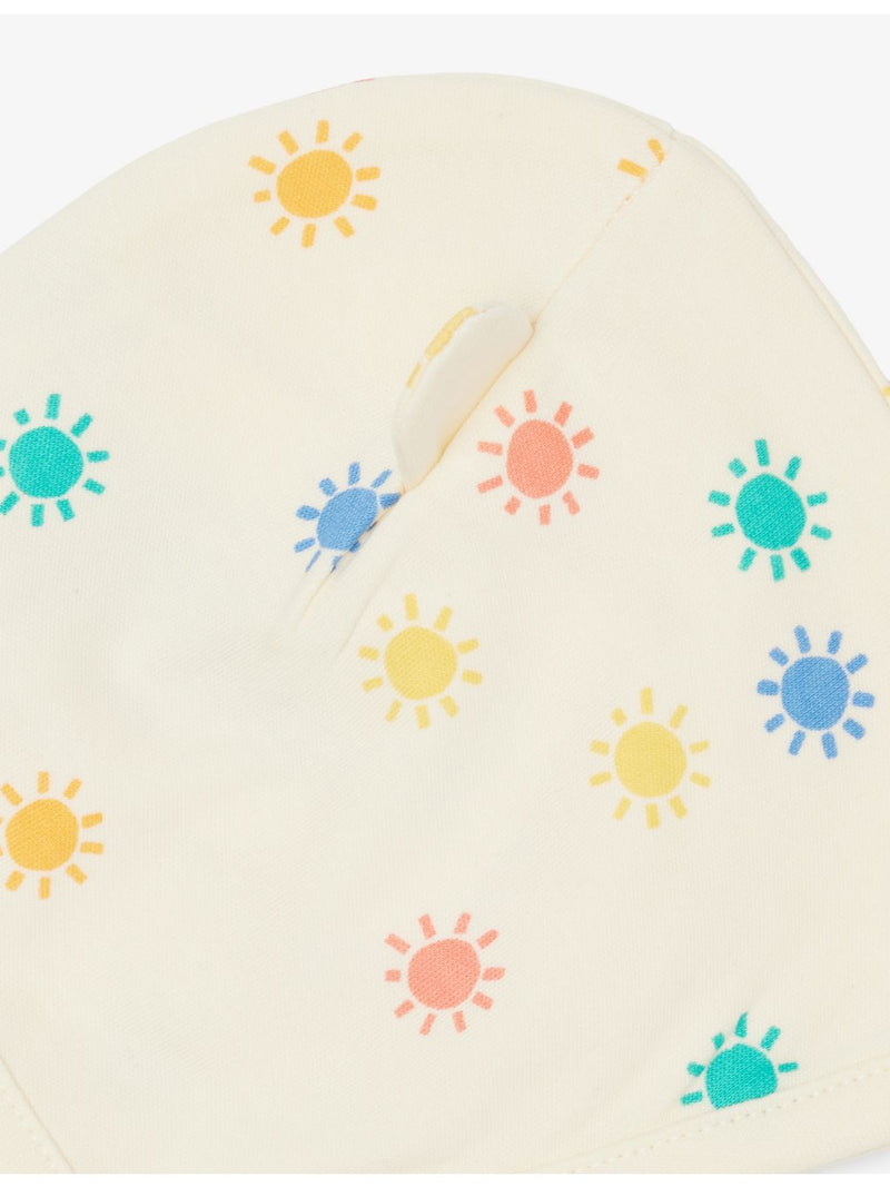 Bonniemob rainbow sunshine cotton bonnet hat 0-3 months, imported from the UK