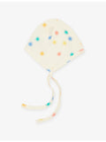 Bonniemob rainbow sunshine cotton bonnet hat 0-3 months, imported from the UK