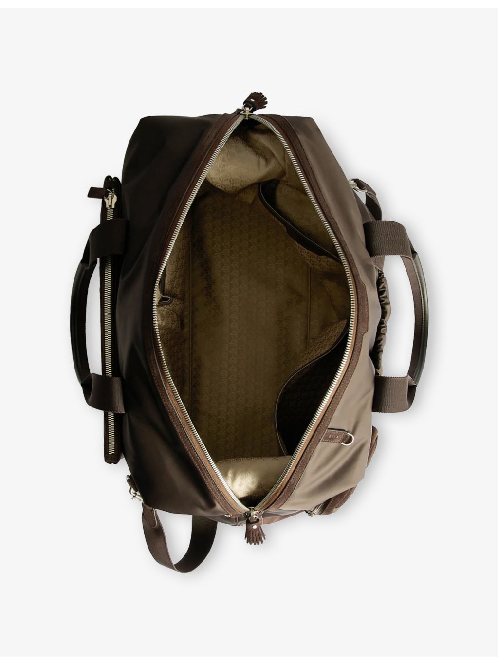 Anya Hindmarch padded maxi satin travel bag - British product