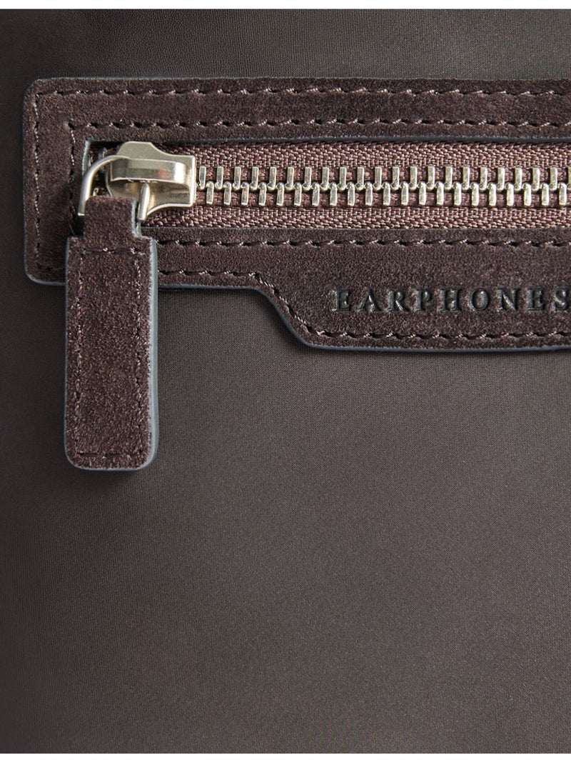 Anya Hindmarch woven cross-body bag in nylon with three zips (British brand)