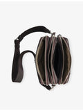 Anya Hindmarch woven cross-body bag in nylon with three zips (British brand)