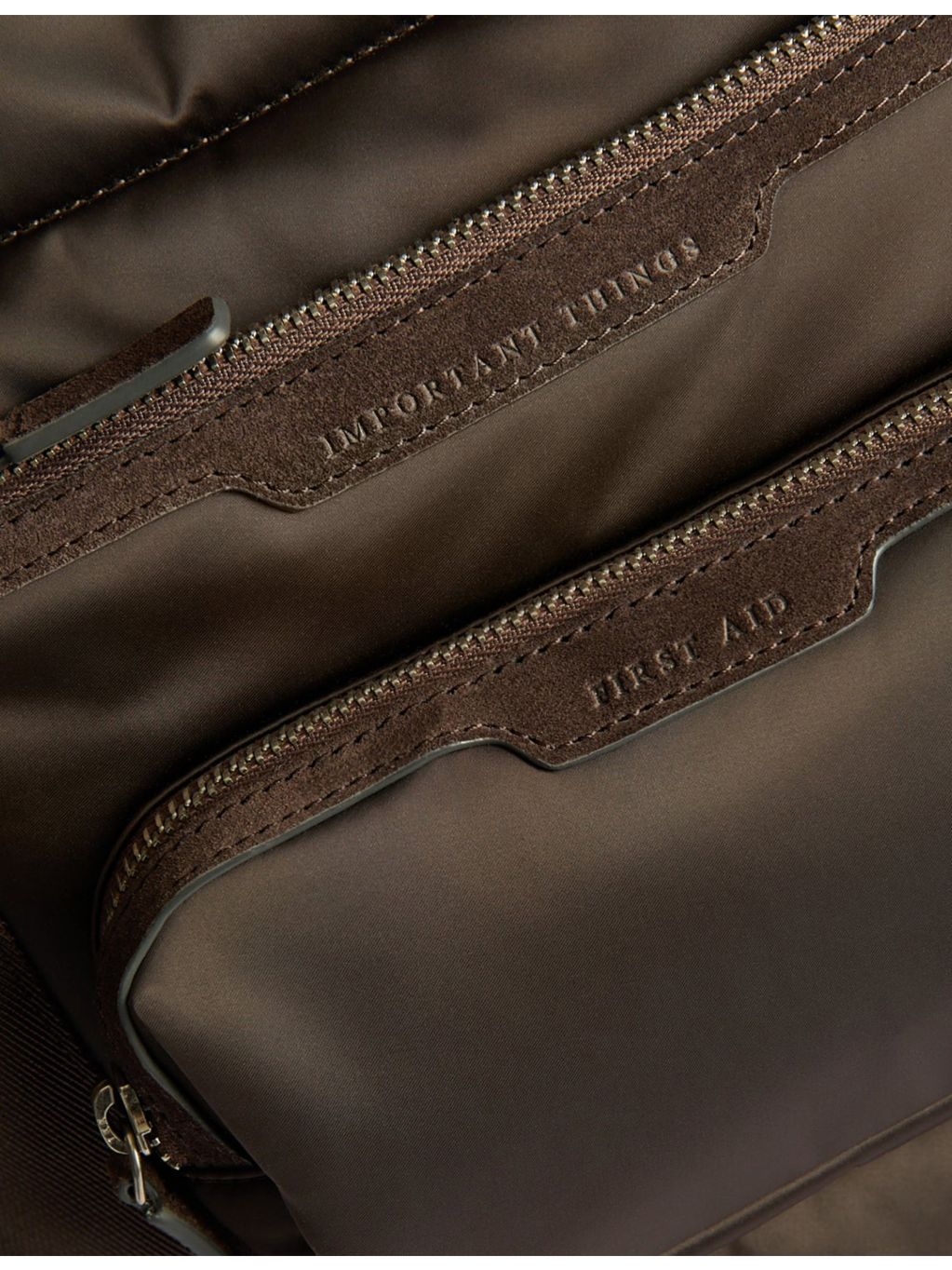 Anya Hindmarch padded travel satin tote bag (British brand)
