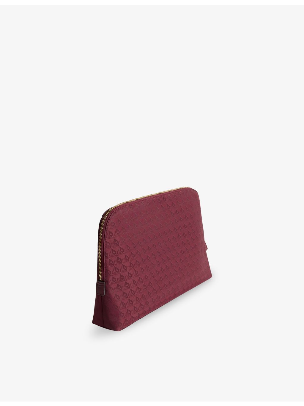 Anya Hindmarch washbag shell and leather 33cm, UK version