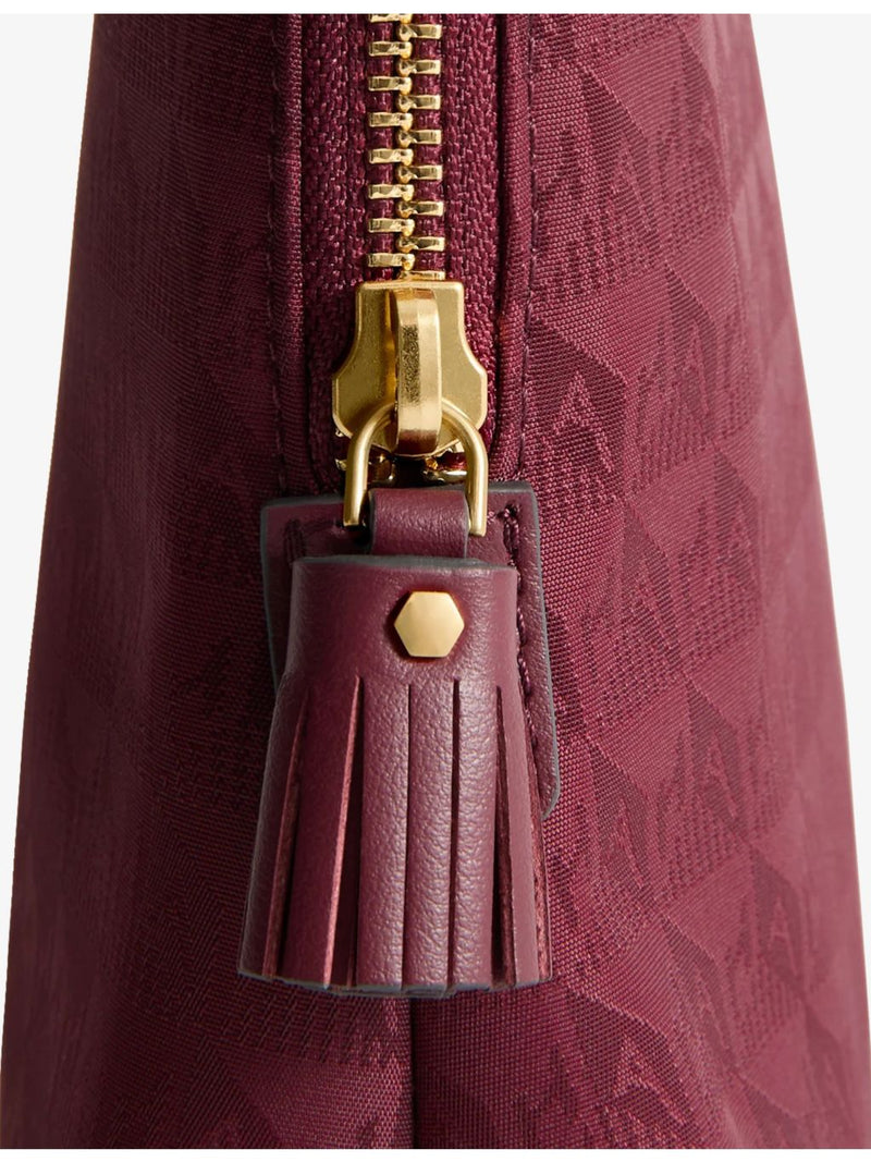 Anya Hindmarch washbag shell and leather 33cm, UK version