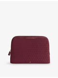 Anya Hindmarch washbag shell and leather 33cm, UK version
