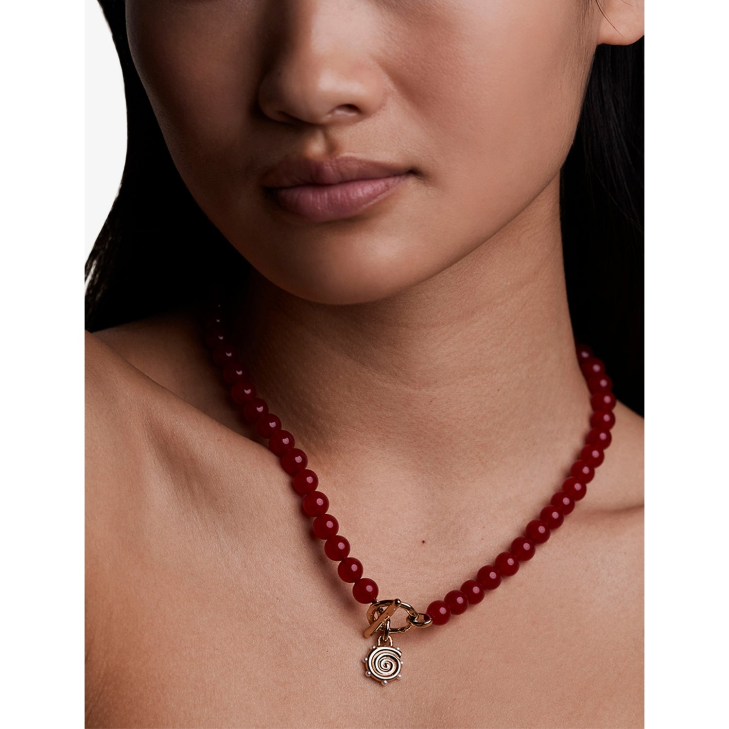 Astrid & Miyu gold-plated sterling silver clip charm - British product