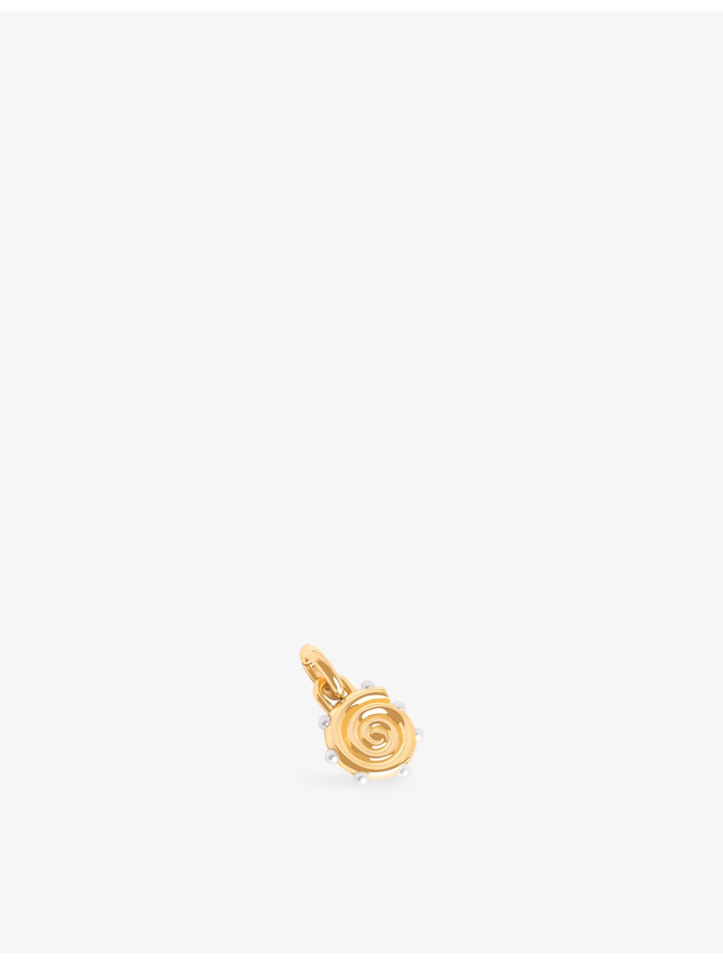 Astrid & Miyu gold-plated sterling silver clip charm - British product