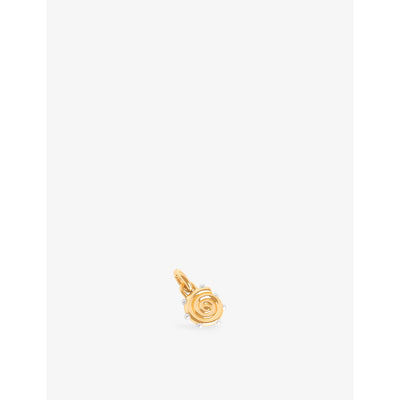 selfridges Astrid & Miyu Solstice 18ct Gold-Plated Sterling-Silver Clip Charm- Buy online at McGrocer