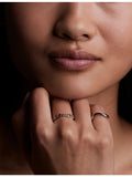 Astrid & Miyu cubic zirconia band ring, UK version
