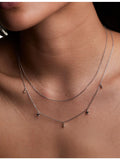 Astrid & Miyu starfish necklace with cubic zirconia, UK version