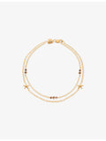 Astrid & Miyu starfish double chain bracelet, UK version