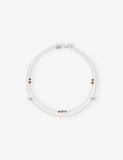 Astrid & Miyu Starfish Double Chain Rhodium-Plated Sterling Silver Cubic Zirconia Bracelet