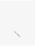 Astrid & Miyu fish charm, rhodium plated silver - British product